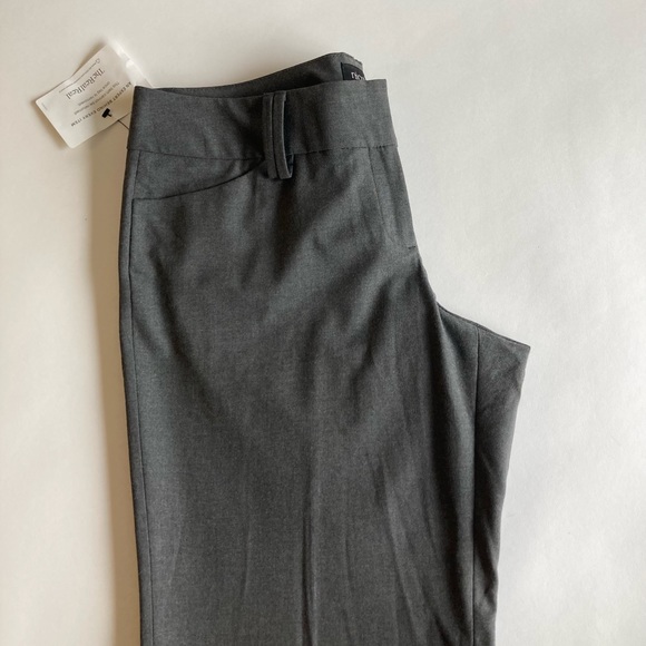 Nicole Grey 63% Polyester 32% Viscose Mid Rise Wide Leg Trousers size 10 - Picture 2 of 10